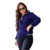 Jaqueta Feminina Azul Royal Blusa de Frio Bomber Inverno - comprar online