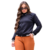 Jaqueta Feminina Bomber Blusa de Frio com Ziper Inverno Casaco - comprar online