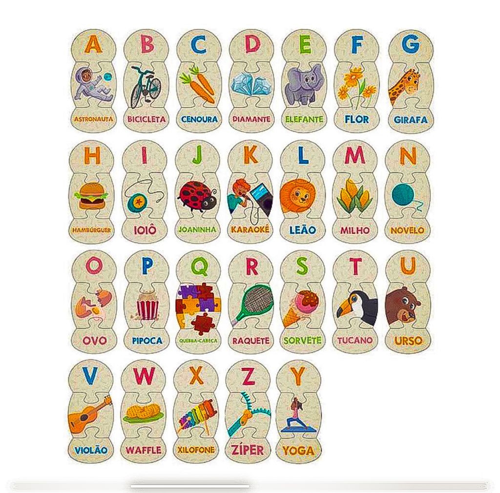 Aprendendo o Alfabeto - Toyster Brinquedos - Toyster