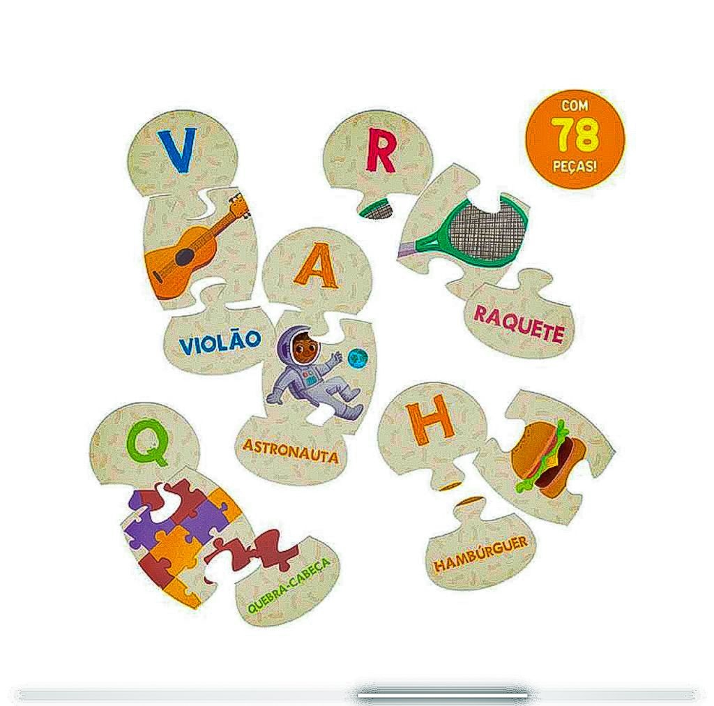 Quebra-Cabeça Montando o Alfabeto - Toyster - Jogo Educativo :)