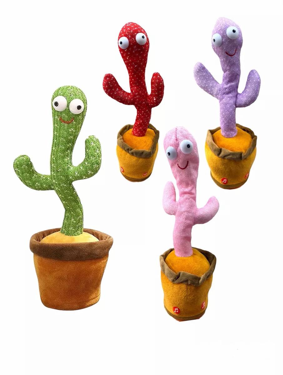 Juguete De Cactus Para Bebés, Repite Lo Que Dices, Canta Y