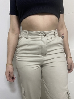 CALÇA JOGGER AREIA