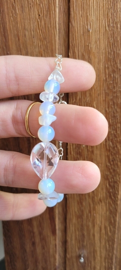 Pulseira gota cristal