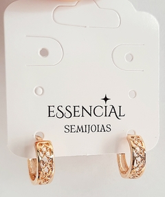 BRINCO ARGOLINHA ESTRELA BANHADO A OURO 18K - comprar online