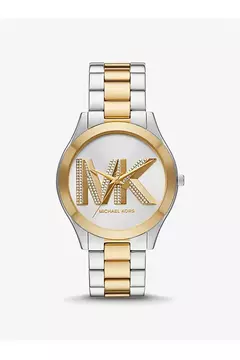 Relógio Michael Kors Feminino Slim Runway Bicolor