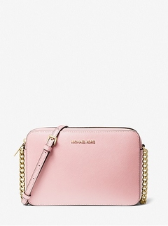 Crossbody Rosé de Couro Soffiano Jet Set - Michael Kors