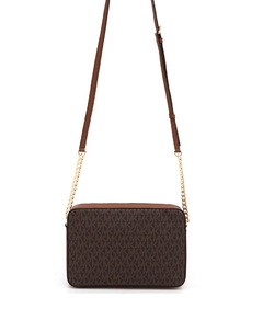 Bolsa Michael Kors Jet Set Marrom Monogramada - Michael Kors - Jamilly Imports