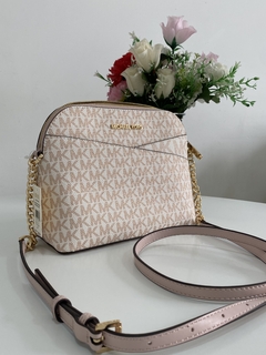 Bolsa Crossbody Transversal, Rose Monogramada - Michael Kors - Jamilly Imports