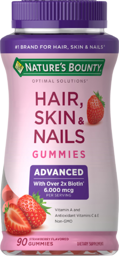 Hair Skin Nails 90 Gummies ADVANCED