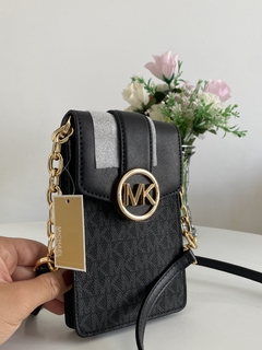 Porta Celular, Preto Monogramado - Michael Kors - loja online