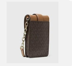 Porta celular Marrom monogramada, Michael Kors - comprar online