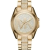 Relógio Michael Kors Mk6487 Gold Cravejado Feminino Cor da correia Dourado