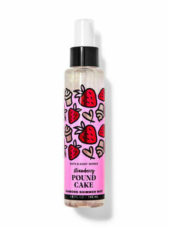 Strawberry Pound Cake shimmer 146ml - BODY SPLASH C/ BRILHO - BATH BODY WORKS