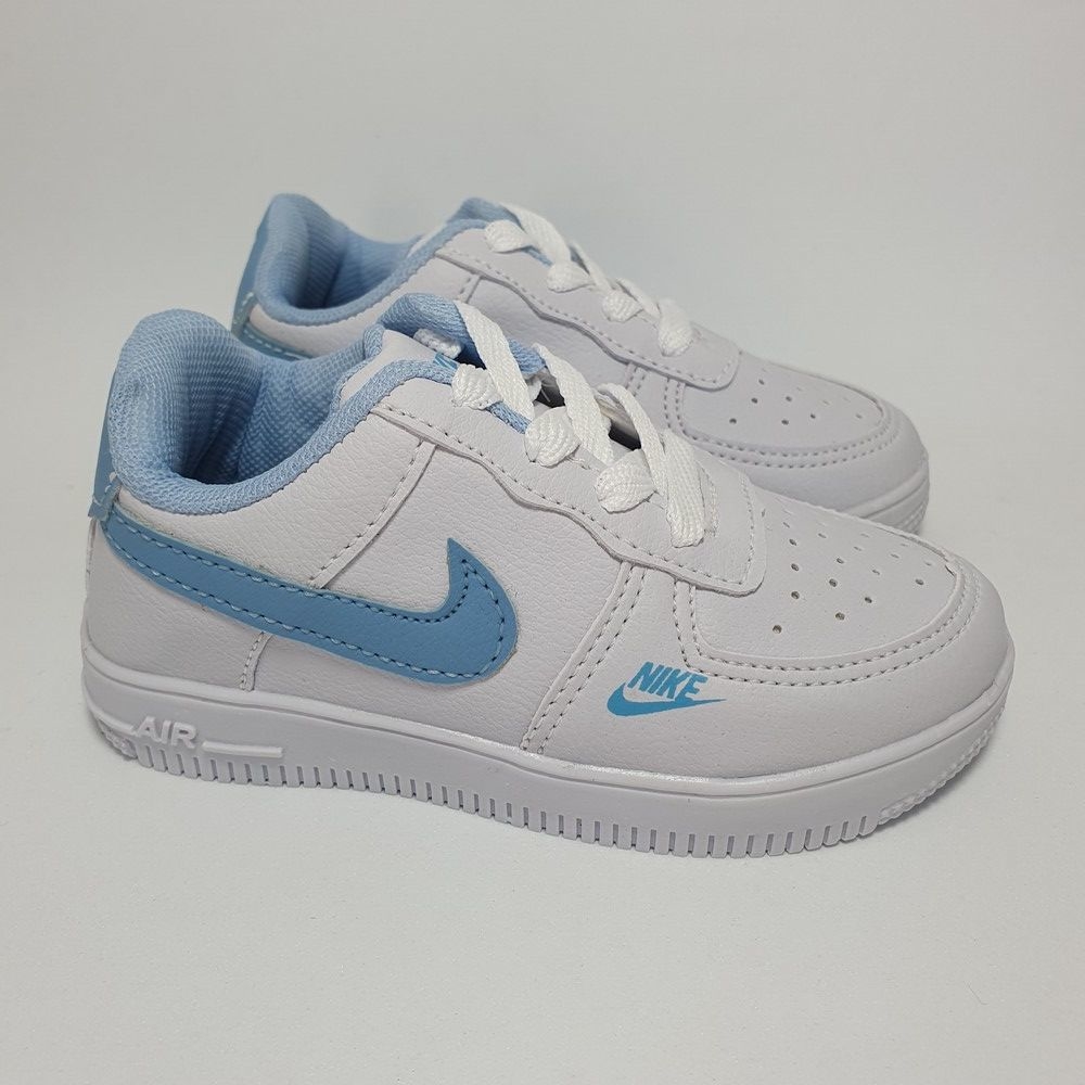 Tênis Branco/Azul Air Nike Infantil Feminino