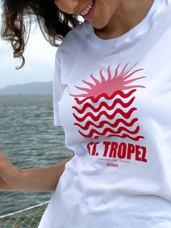 T’Shirt St Tropez - Blommer na internet