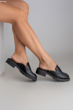 Mule Tratorado Preto - Lialine - comprar online