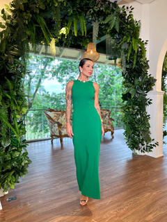 Vestido Lara Midi Verde - Anna Torquato - Salto do Alto