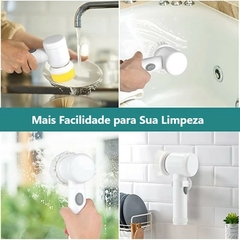 Escova de Limpeza Elétrica Multiuso Sem Fio - loja online