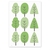 Adesivo Árvore Verde P004 na internet