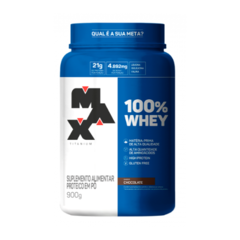 100% Whey Pote 900G - Max Titanium - comprar online