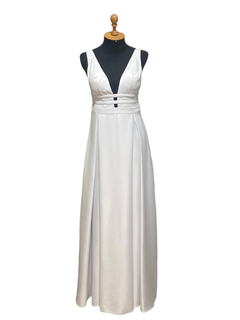 Vestido Longo Branco para Festa ou Noiva - M