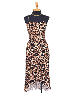 Vestido Animal Print - Moda Circular da vê