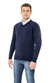 Suéter masculino leve, decote em V - Ki-Trapo Tricot