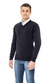 Suéter masculino leve, decote em V na internet