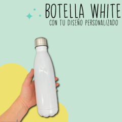 Botella White Personalizable