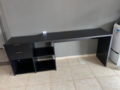 MESA DE ESCRITÓRIO EM L 2 GAVETAS 3 NICHOS OFFICE NT 2060 NOTÁVEL MÓVEIS - comprar online