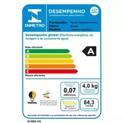 LAVADORA TANQUINHO MUELLER SUPERPOP 4 KG BRANCO 127V 60Hz na internet