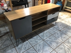 Rack Bancada para TV até 55 com 1 Porta e 2 Gaveta - comprar online