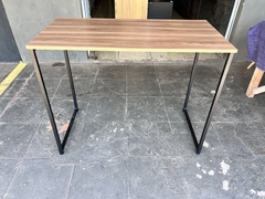 MESA MULTIUSO 1.00M X 0.50 S/GAVETA. NOGAL /PRETO - Hamil móveis