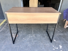 MESA MULTIUSO 1.00M X 0.50 S/GAVETA. NOGAL /PRETO - comprar online