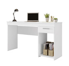 ESCRIVANINHA OFFICE N°2070-127 108CM 1 GAVETA NOTÁVEL MÓVEIS COR BRANCO/NEW - comprar online