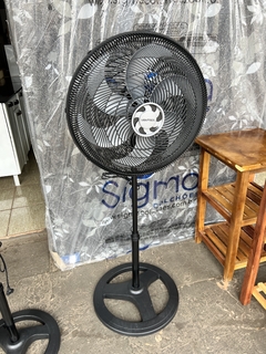 VENTILADOR DE COLUNA VENTISOL TURBO 6 50CM COM 6 PÁS, 3 VELOCIDADES E ALTURA AJUSTÁVEL PRETO - Hamil móveis