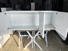 ARMÁRIO DE COZINHA AÉREO ITATIAIA ROSE BRANCO ARM-105 3 PORTAS 105X40CM