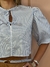 Camisa cropped listras - comprar online