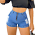 Short Jeans Feminino Destroeyd Bermuda Feminina Jeans - comprar online