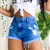 Short Jeans Feminino Hot Pants Cintura Alta Modelo Ousado - loja online