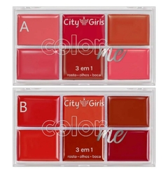 Paleta Multifuncional 3 em 1 Color Me City Girls CG308 - comprar online