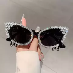 Óculos de Sol Gatinho com Strass - Bold Kitty Frames - comprar online