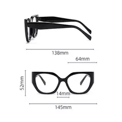 Armação para Grau - Feminino - Cat Eye - Gatinho - High Glasses - Velvet Vision - Cat Eye Elegance - loja online