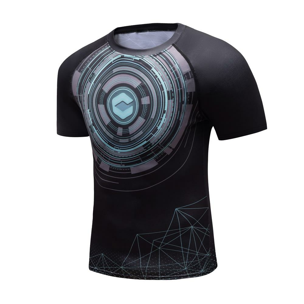 CAMISETA DE COMPRESSÃO MASCULINA ESPORTIVA - PRETO – LifeSportAJ