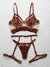 Conjunto Amanda c/ cinta liga - Aranto Lingerie