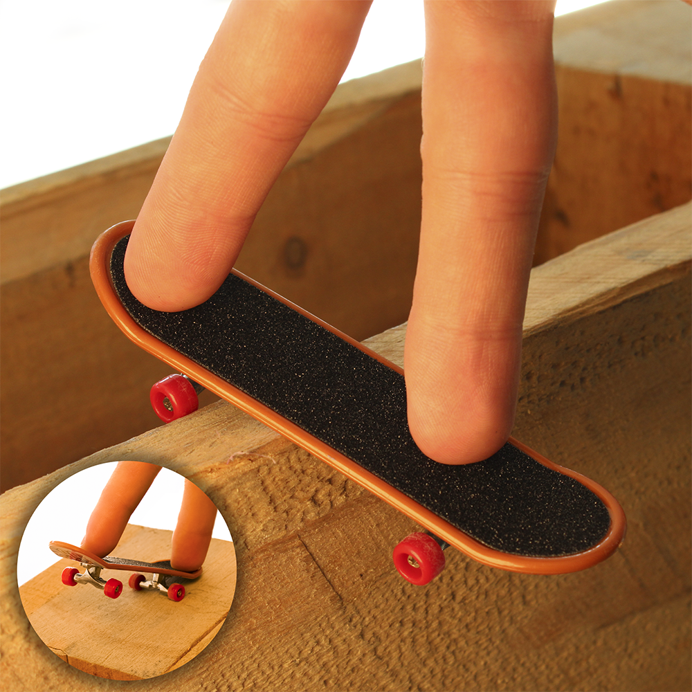 Skate De Dedo Profissional Fingerboard Com Rolamento E Arte