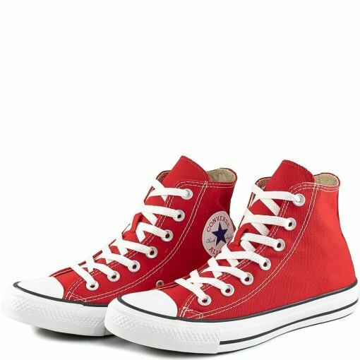 All star sales vermelho cano alto