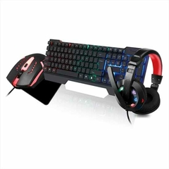 Kit Gamer Wesdar KM6 Mouse Teclado Pad Auriculares - comprar online