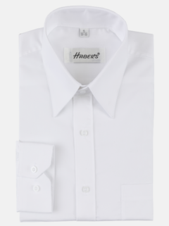 Camisa Blanca de vestir para caballero Marca Haber's $599 La mejor camisa de México Punto.