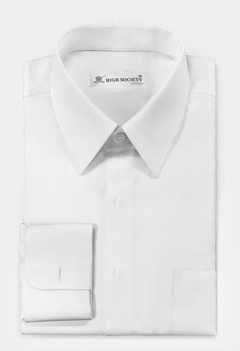 Camisa Doble Puño Blanca